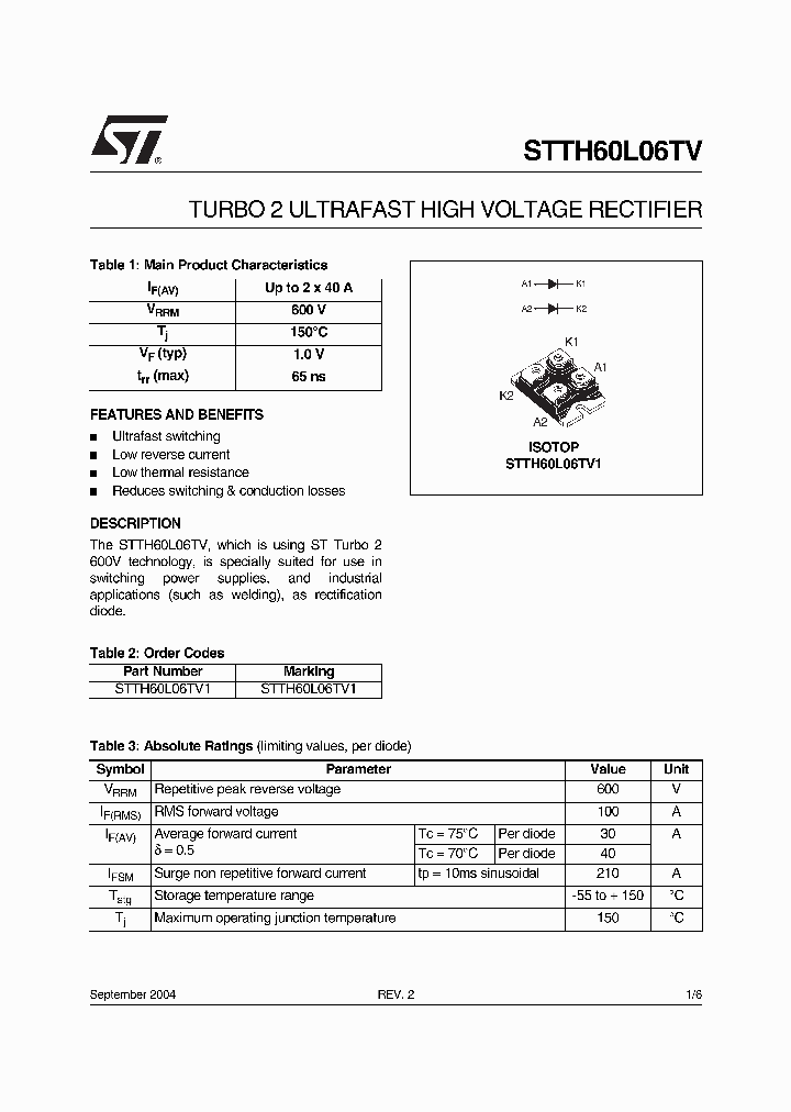 STTH60L06TV_550451.PDF Datasheet