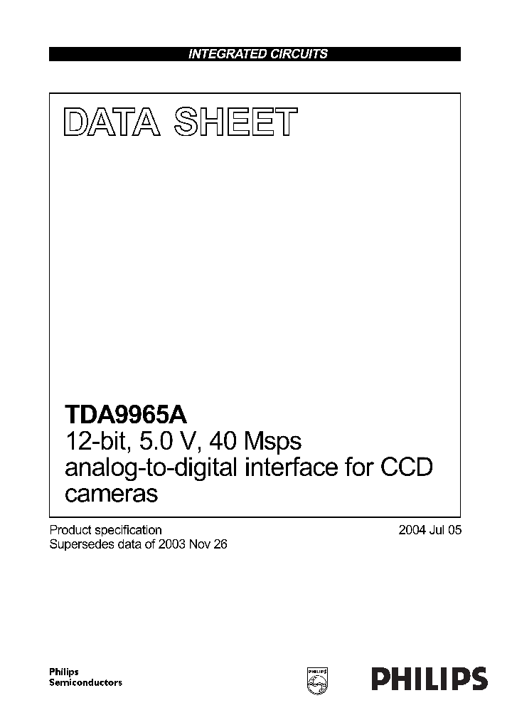 TDA9965A_520225.PDF Datasheet