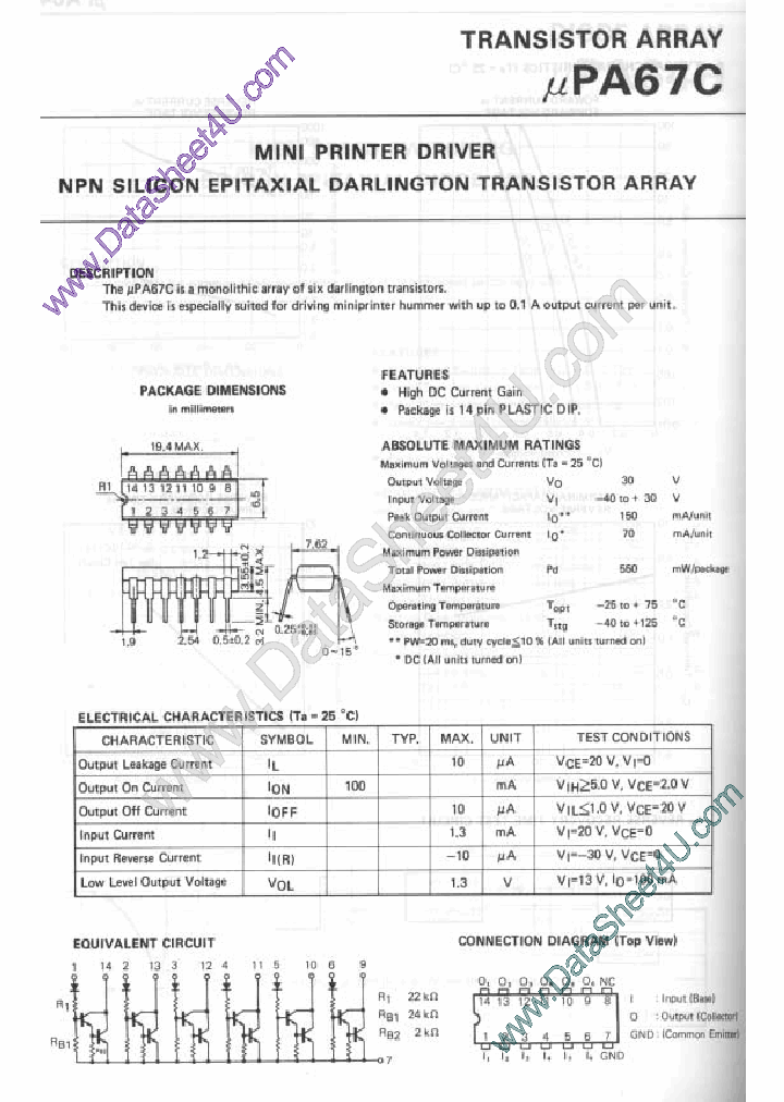 UPA67C_517989.PDF Datasheet