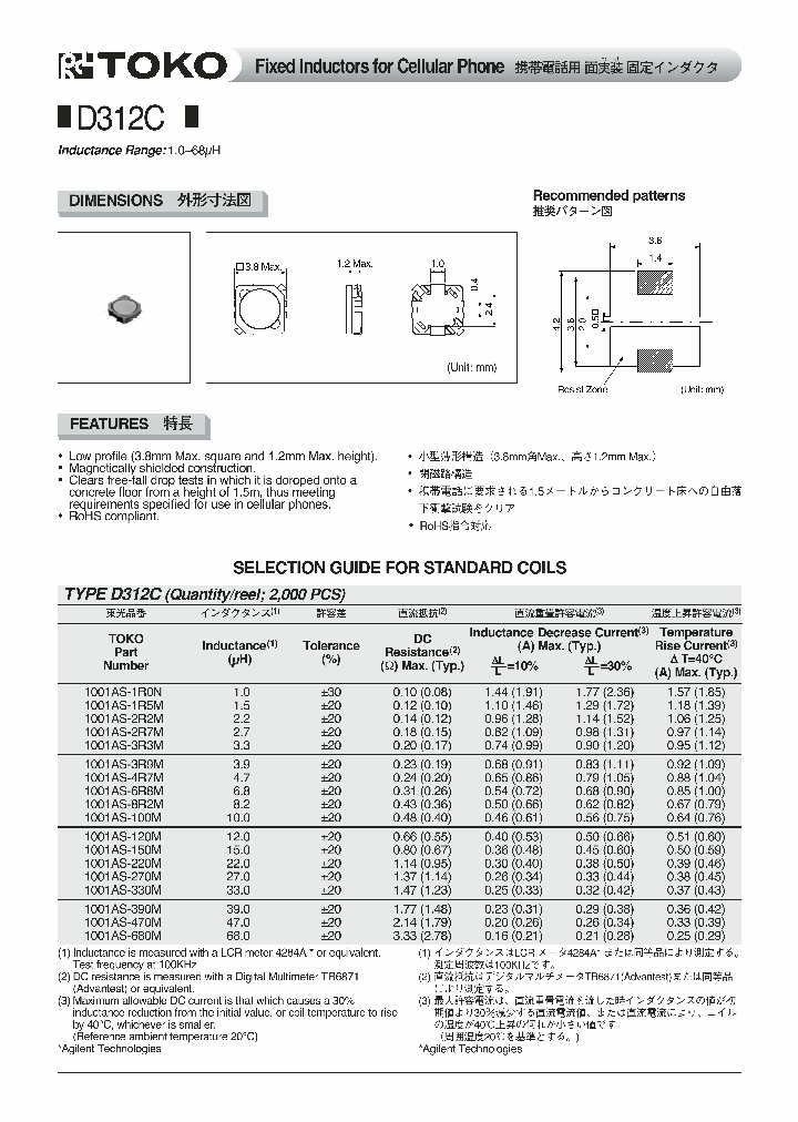 1001AS-2R2M_756103.PDF Datasheet