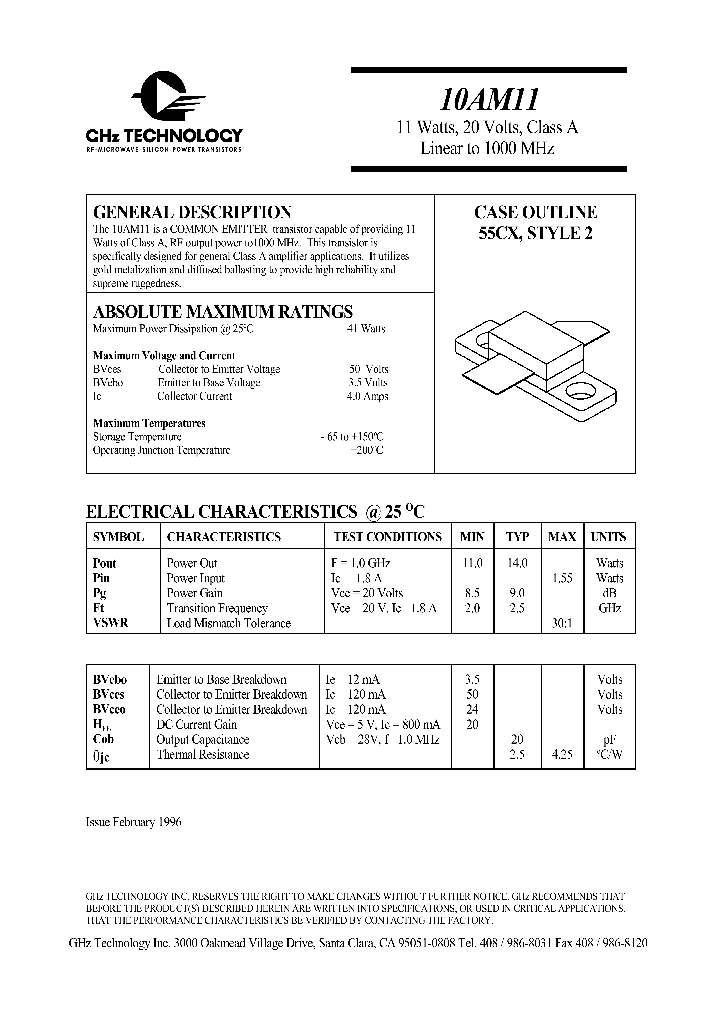 10AM11_662692.PDF Datasheet