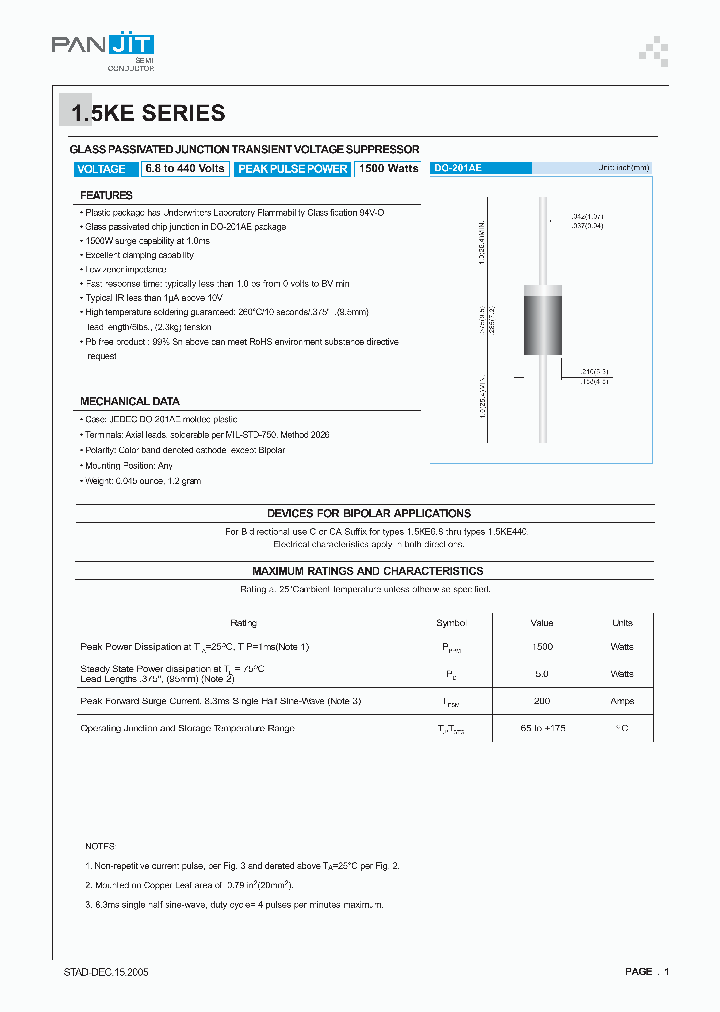 15KE33_795259.PDF Datasheet