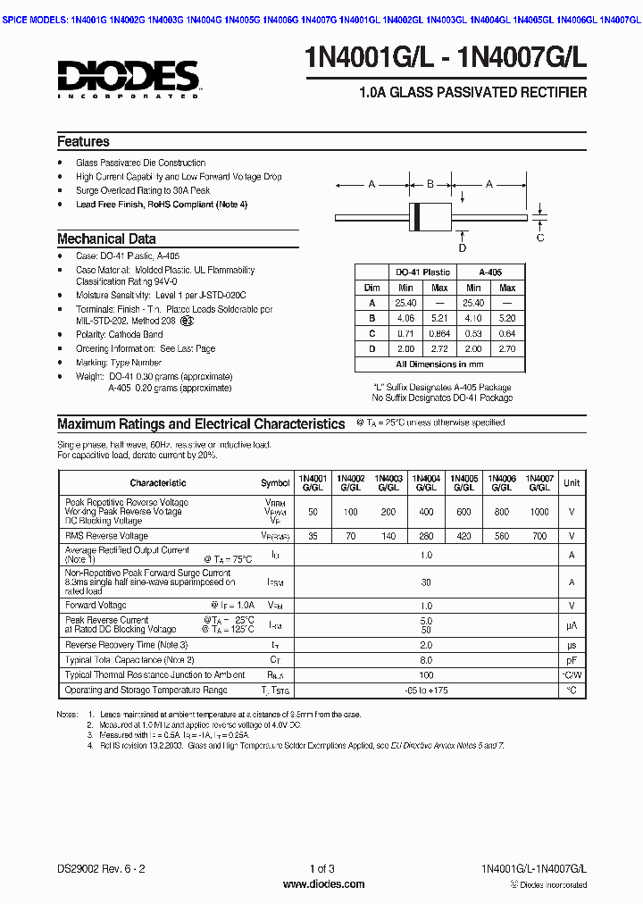 1N4001G1_733326.PDF Datasheet