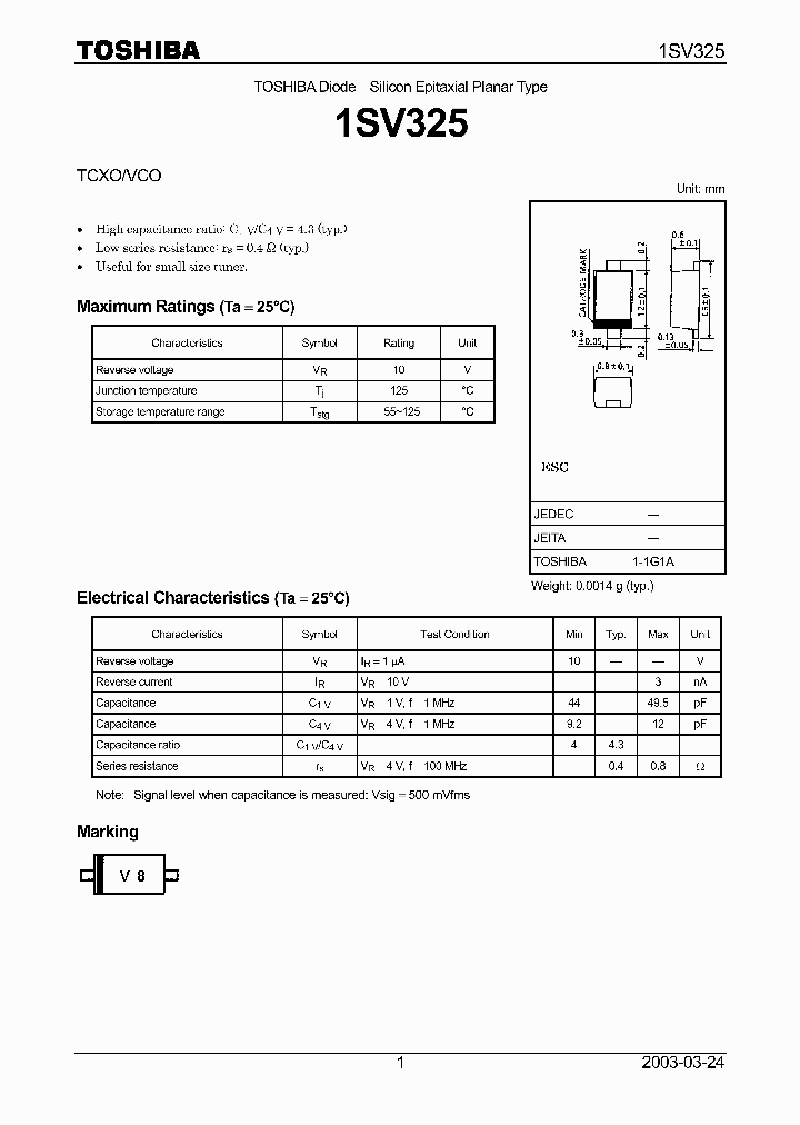 1SV325_569349.PDF Datasheet