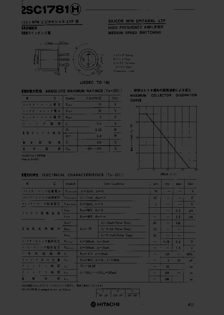 2SC1781H_777039.PDF Datasheet