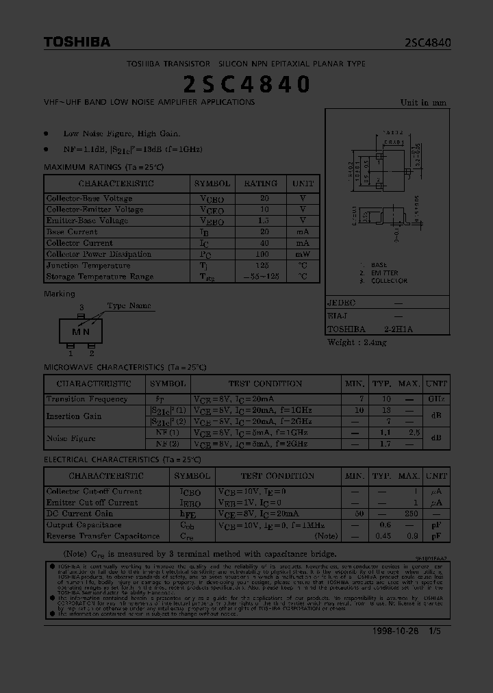 2SC4840_186942.PDF Datasheet