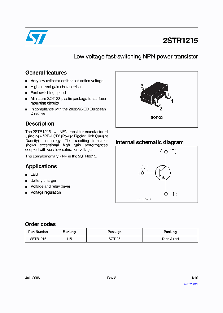 2STR1215_682214.PDF Datasheet