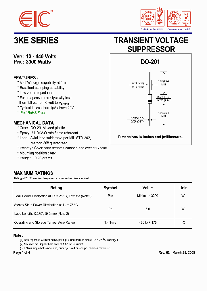 3KE120A_632459.PDF Datasheet