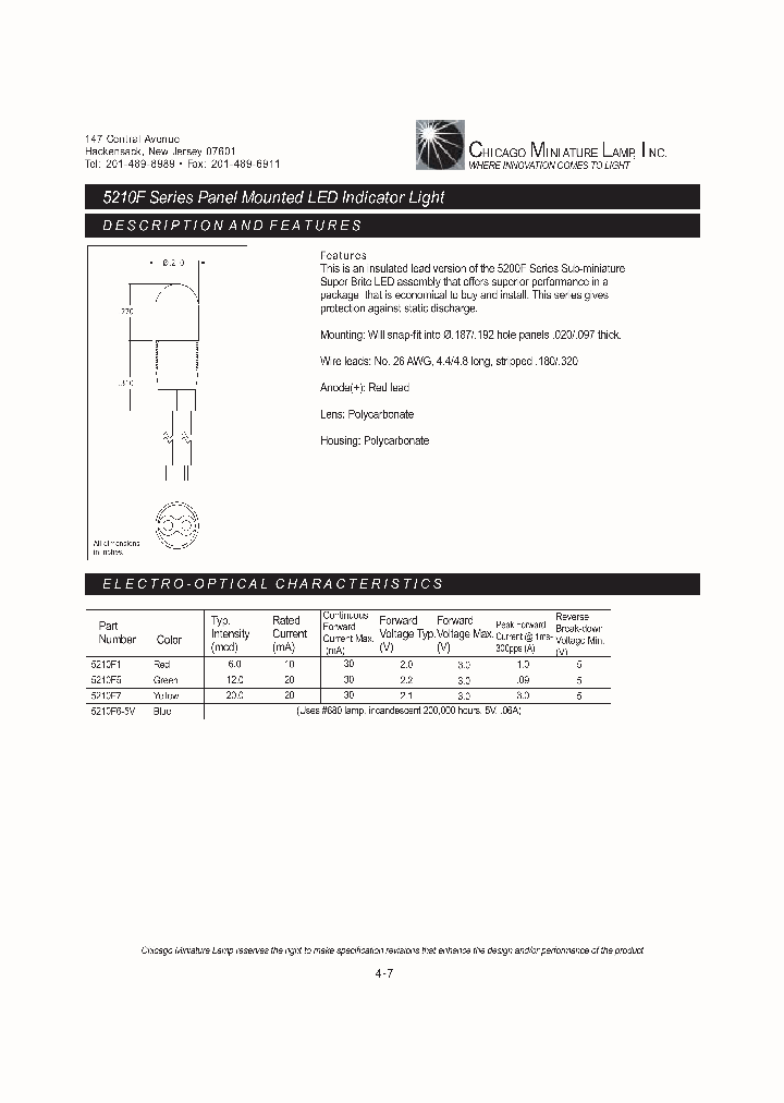 5210F_658038.PDF Datasheet Download --- IC-ON-LINE