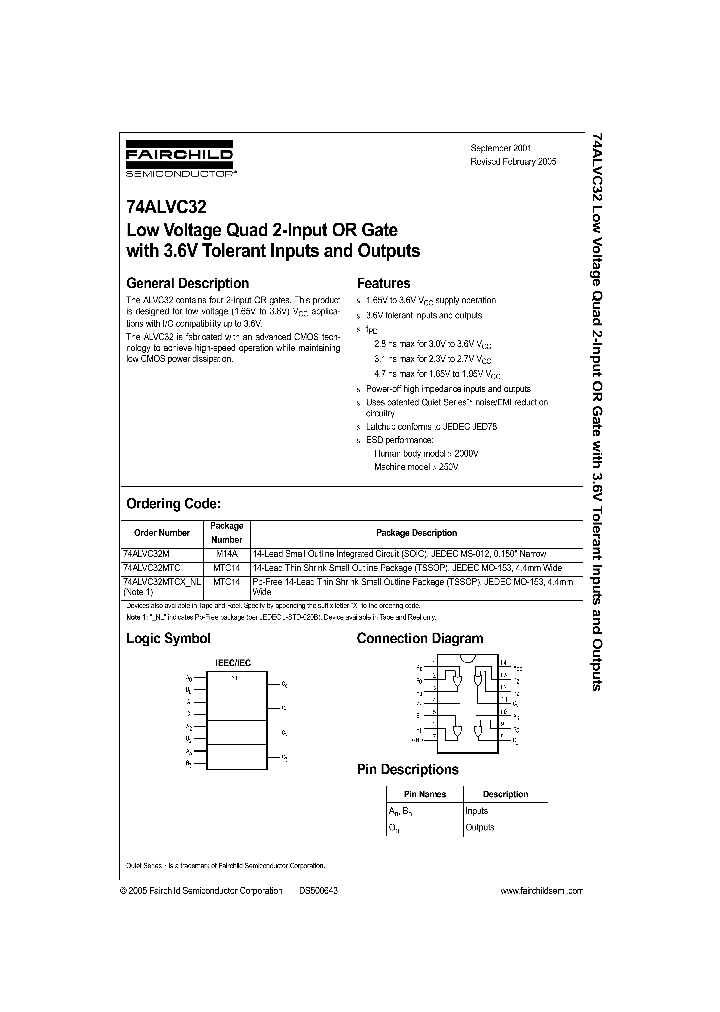 74ALVC32MTCXNL_723565.PDF Datasheet