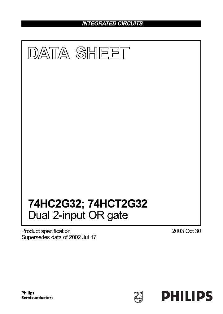 74HCT2G32_13974.PDF Datasheet