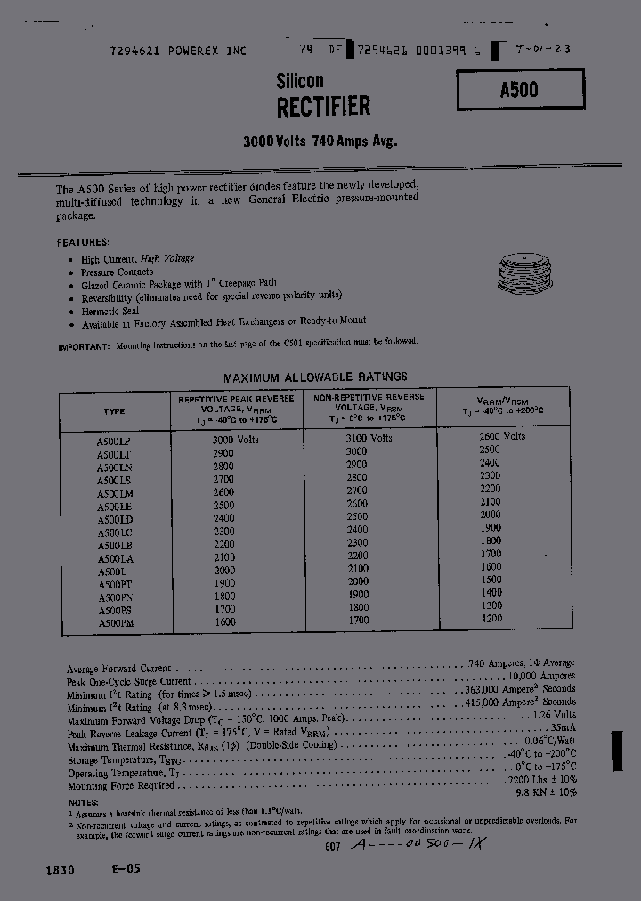 A500PN_584954.PDF Datasheet