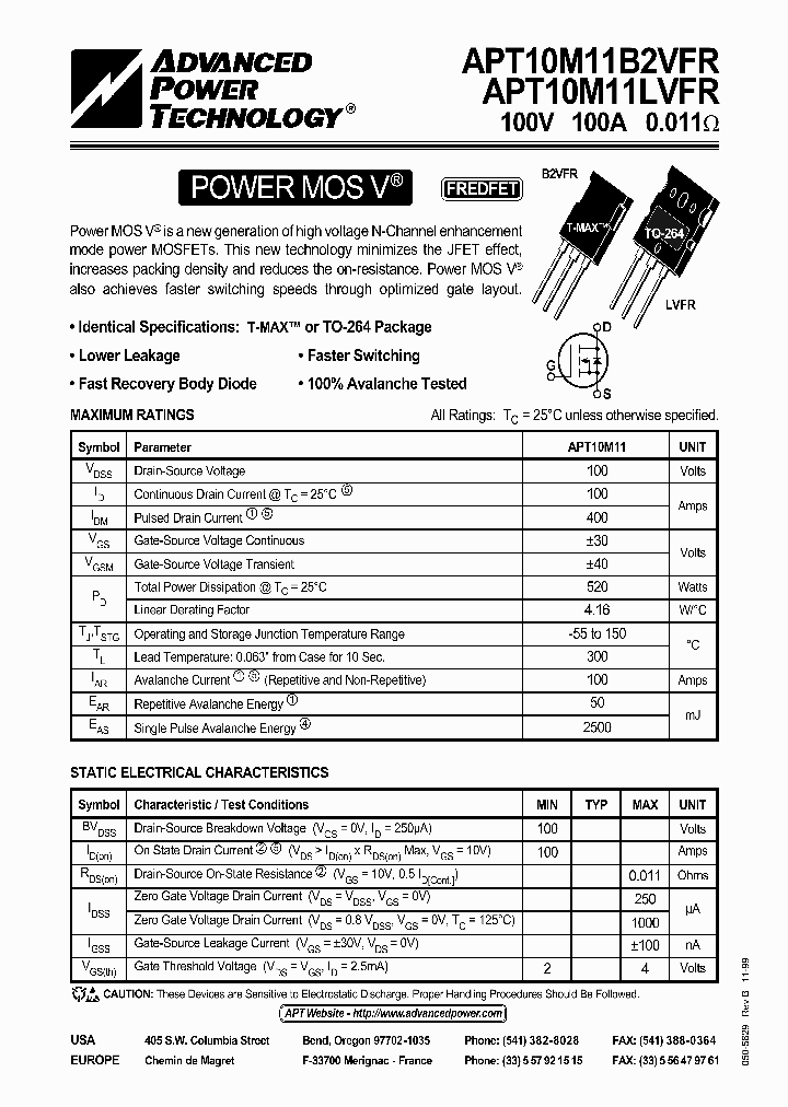 APT10M11B2VFR_643187.PDF Datasheet