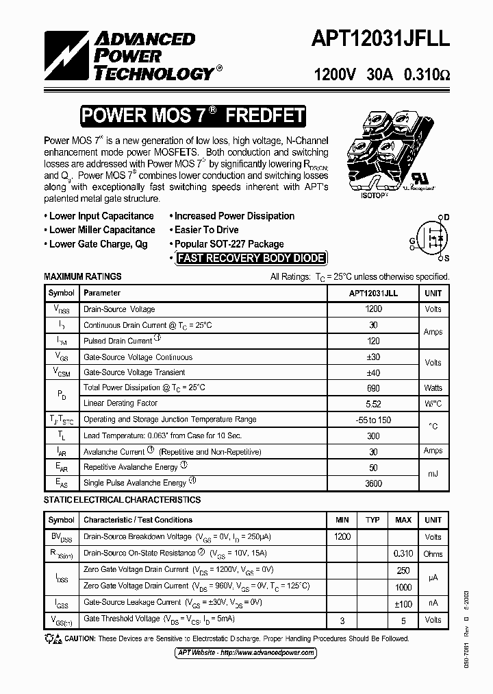 APT12031JFLL_644220.PDF Datasheet