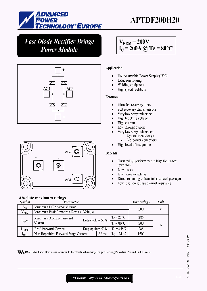 APTDF200H20_647880.PDF Datasheet