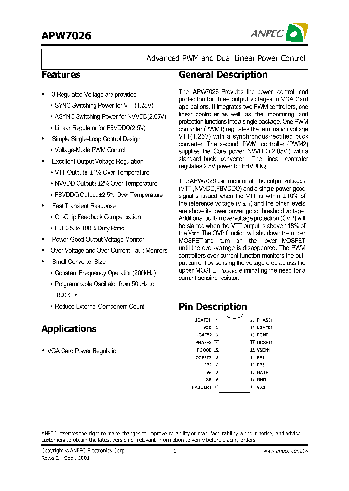 APW7026_600724.PDF Datasheet