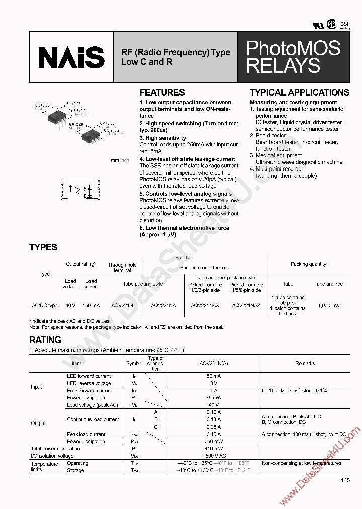 AQV221N_641938.PDF Datasheet