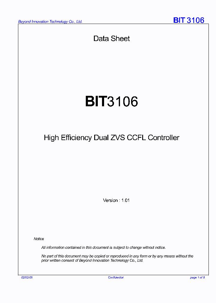 BIT3106_76416.PDF Datasheet