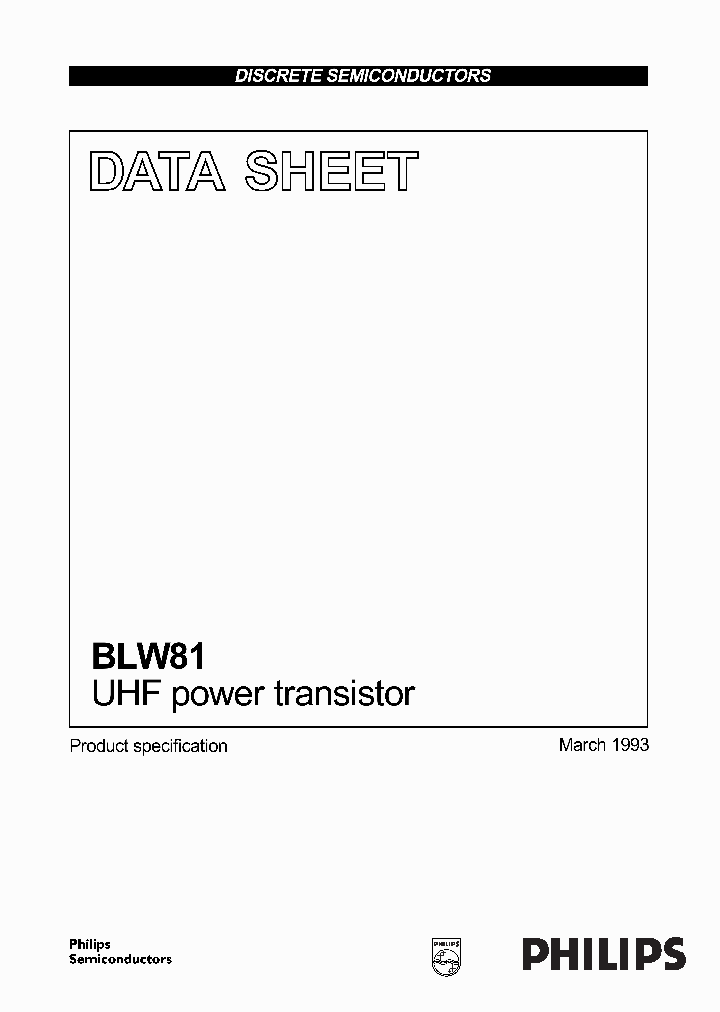 BLW81_601896.PDF Datasheet