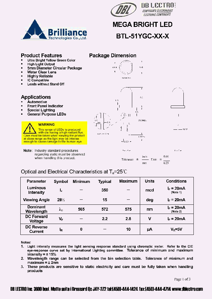 BTL-51YGC-G16-I_624651.PDF Datasheet
