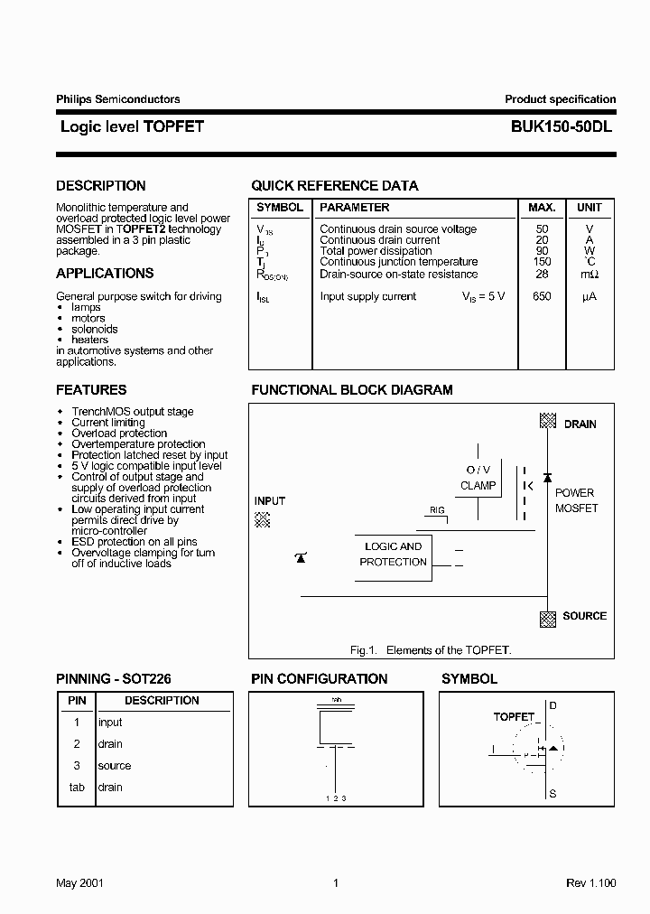 BUK150-50DL_579288.PDF Datasheet