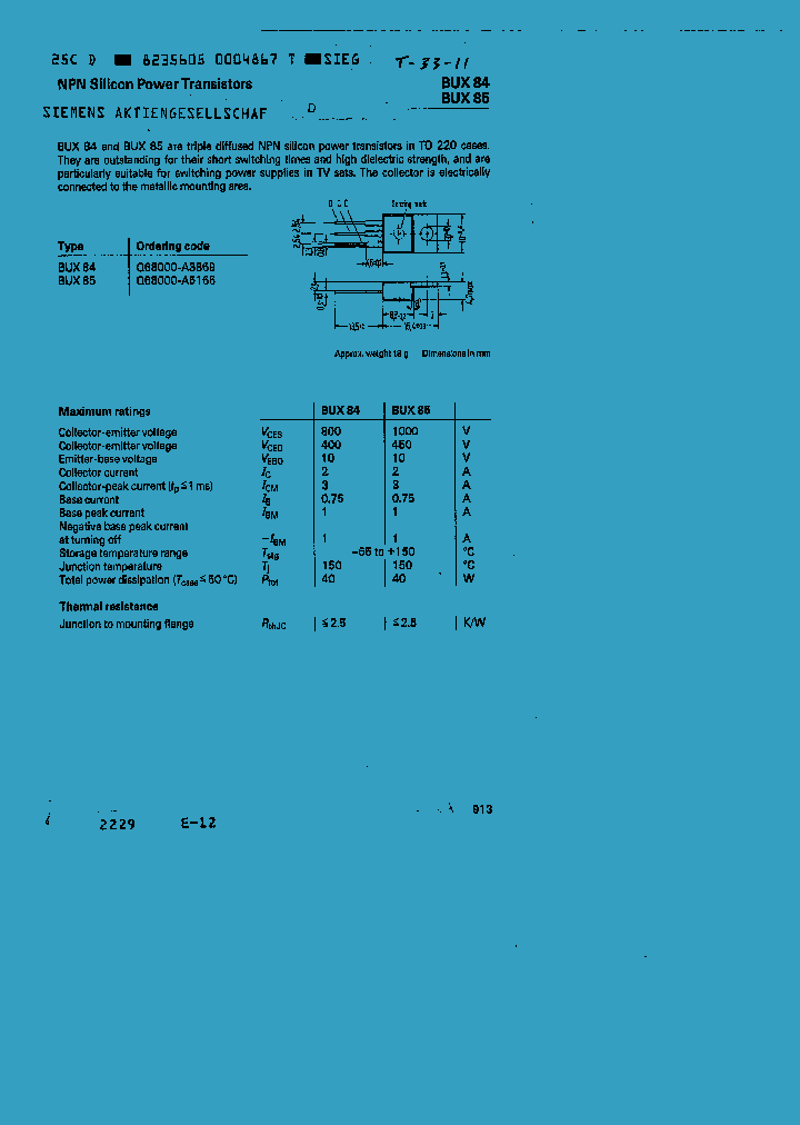 BUX84_712990.PDF Datasheet