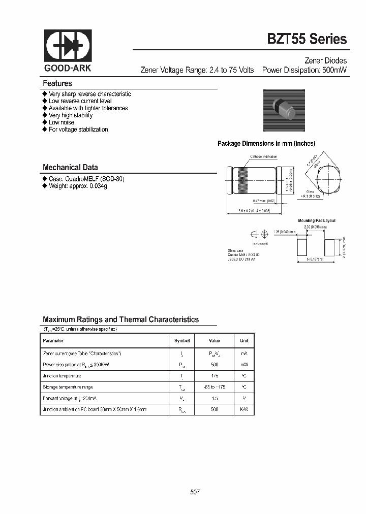 BZT55B16_627641.PDF Datasheet Download