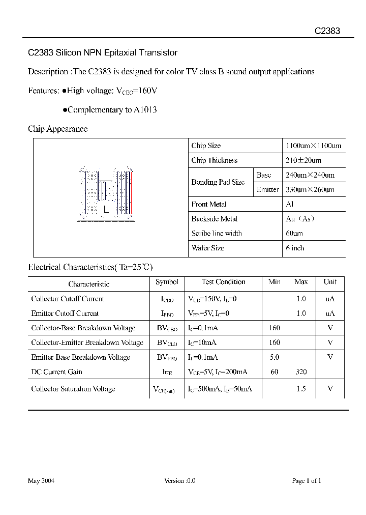 C2383_577844.PDF Datasheet Download