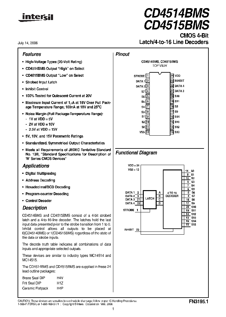 CD4514BMS06_730522.PDF Datasheet
