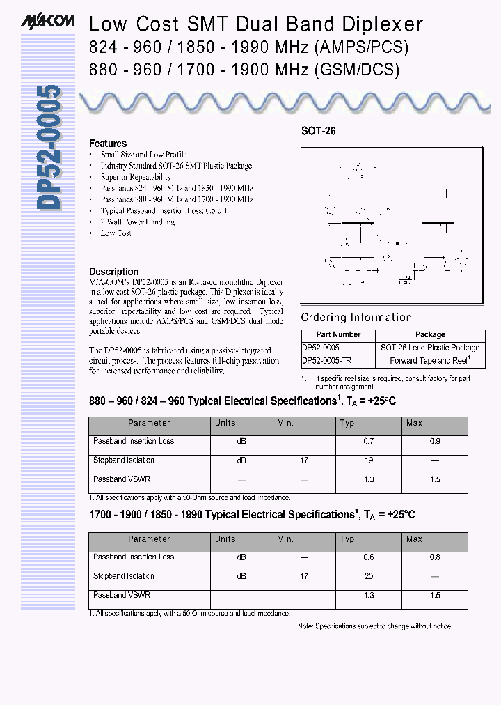 DP52-0005_720400.PDF Datasheet