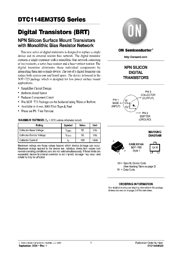 DTC114EM3T5G_705103.PDF Datasheet