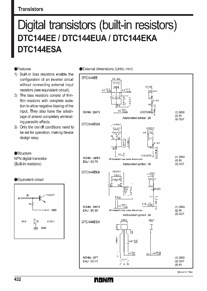 DTC144EE_93233.PDF Datasheet