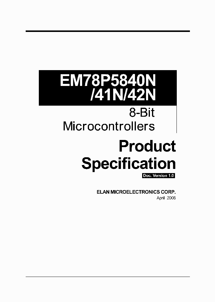 EM78P5840N_628388.PDF Datasheet