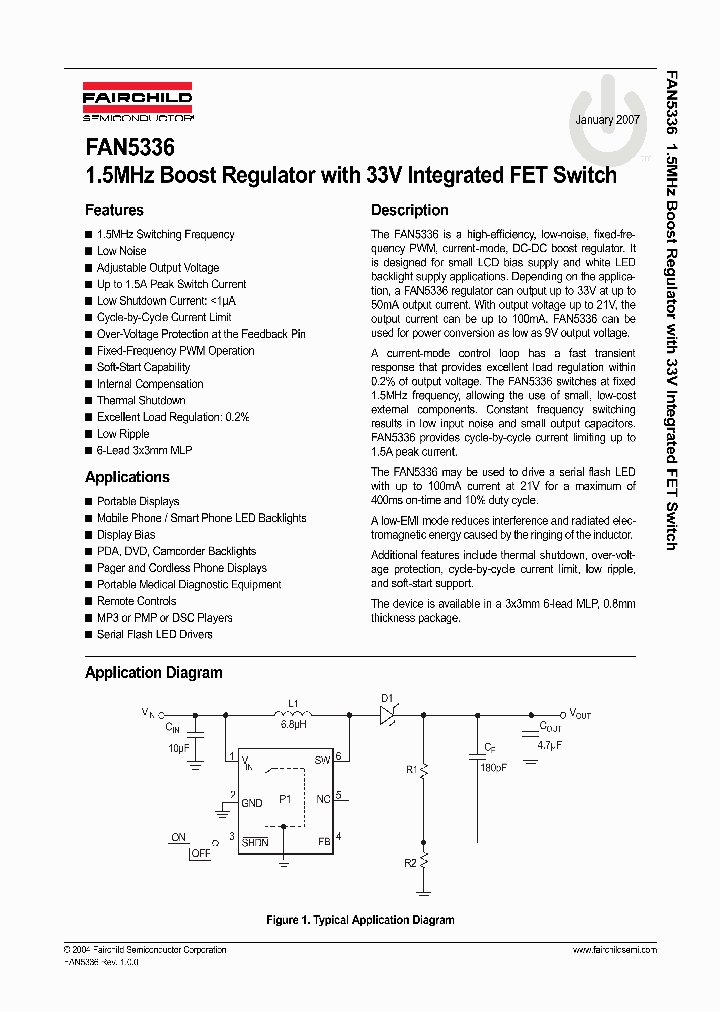 FAN5336MPX_741764.PDF Datasheet