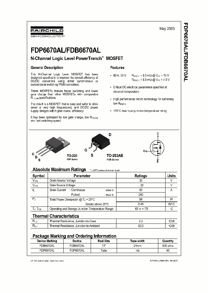 FDP6670AL_586737.PDF Datasheet