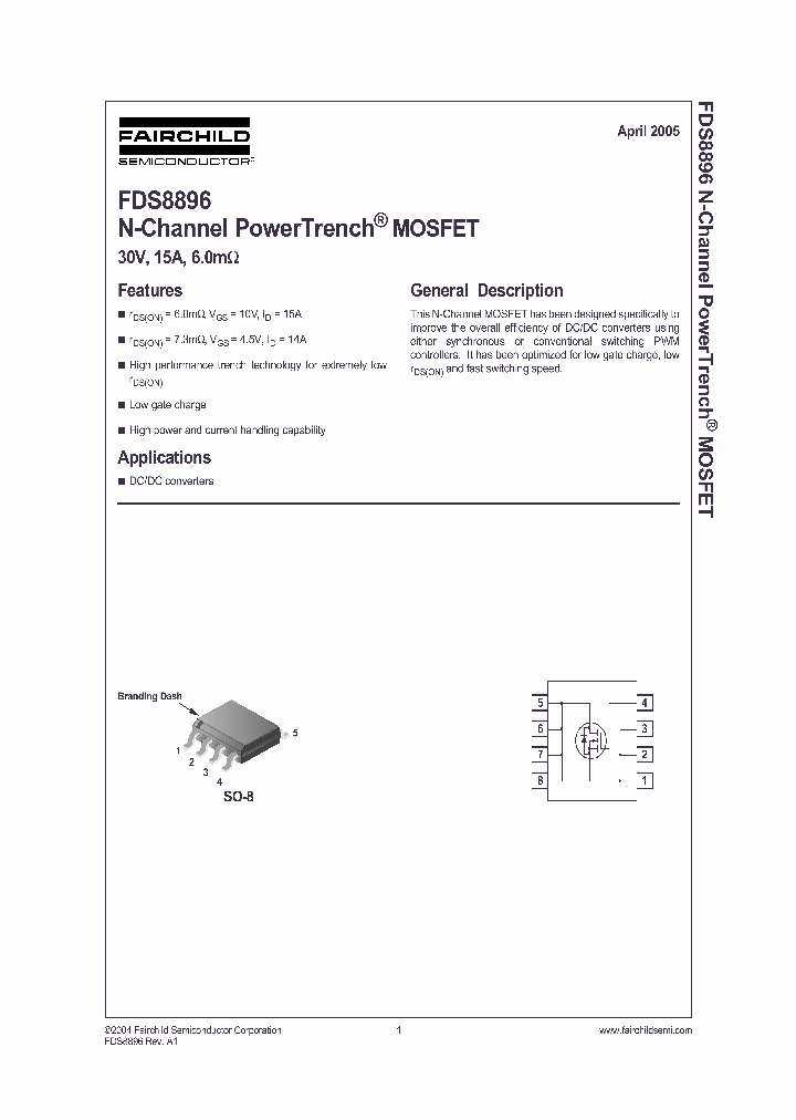 FDS8896_597077.PDF Datasheet