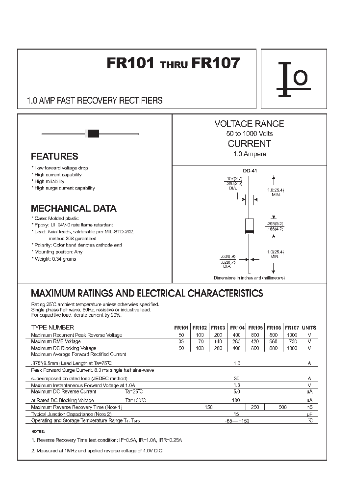 FR105_591206.PDF Datasheet