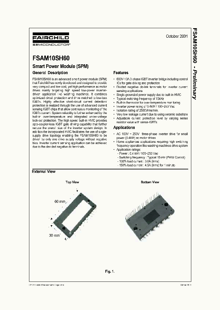 FSAM10SH60_756156.PDF Datasheet