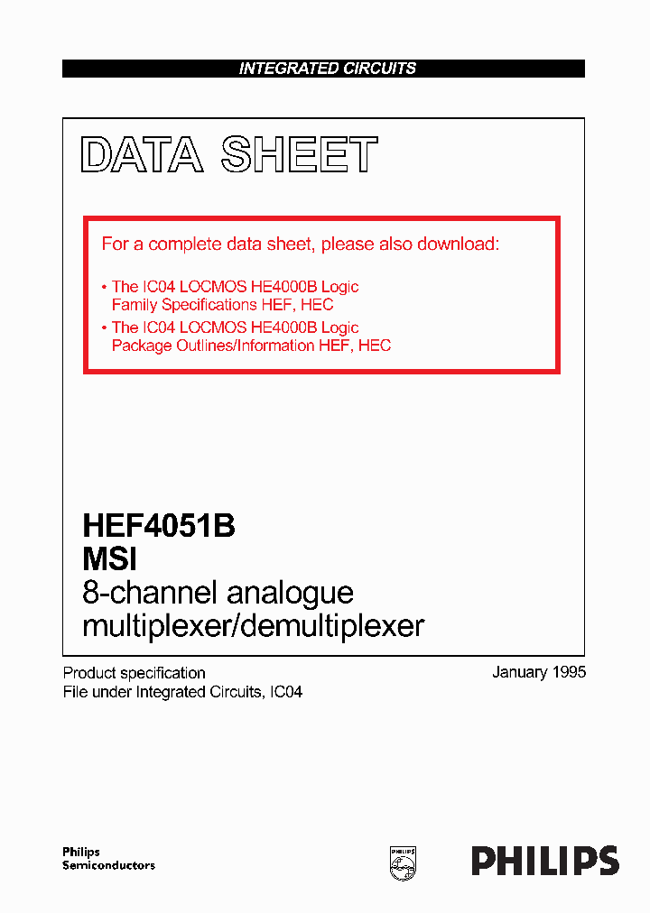 HEF4051BD_593770.PDF Datasheet