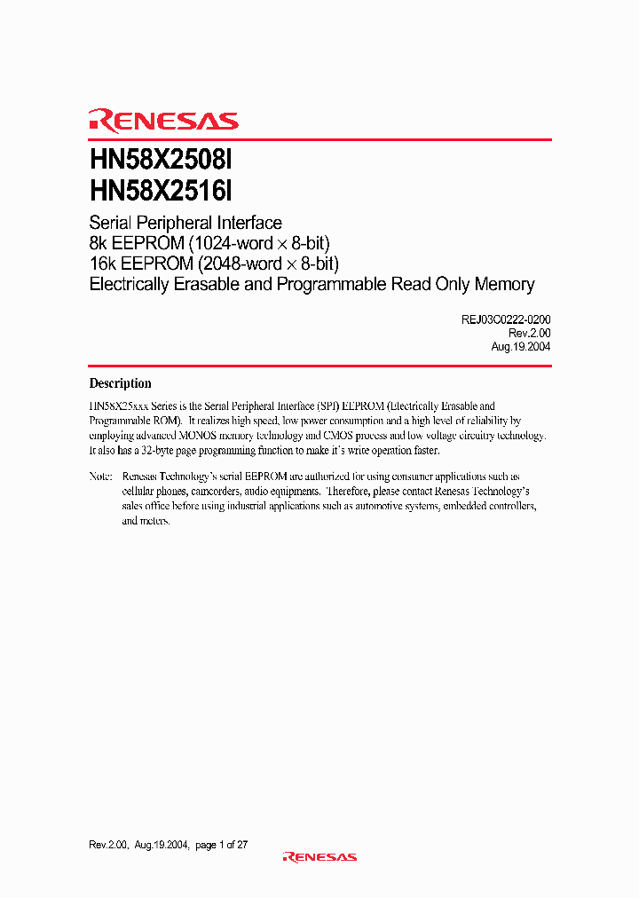 HN58X2516I_656959.PDF Datasheet