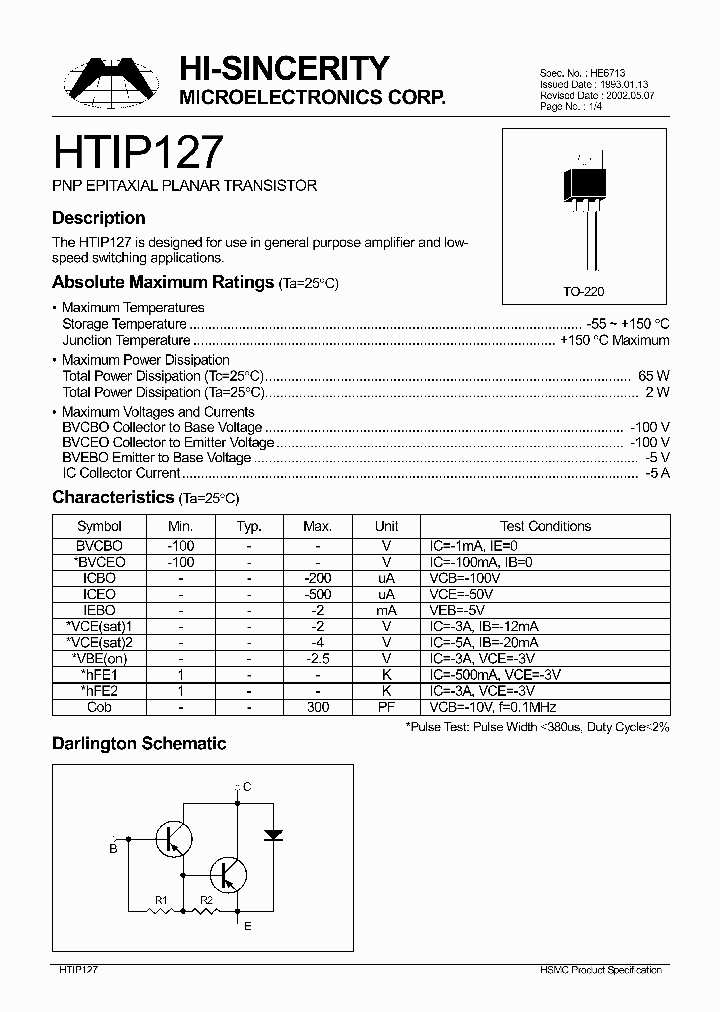 HTIP127_104966.PDF Datasheet