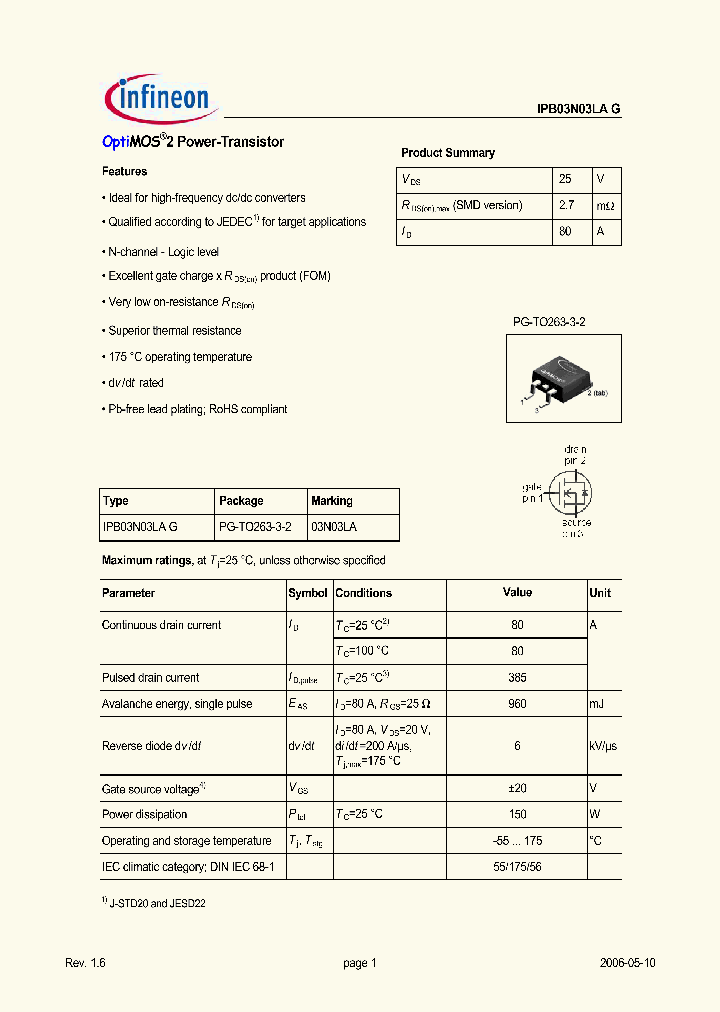 IPB03N03LAG_657015.PDF Datasheet