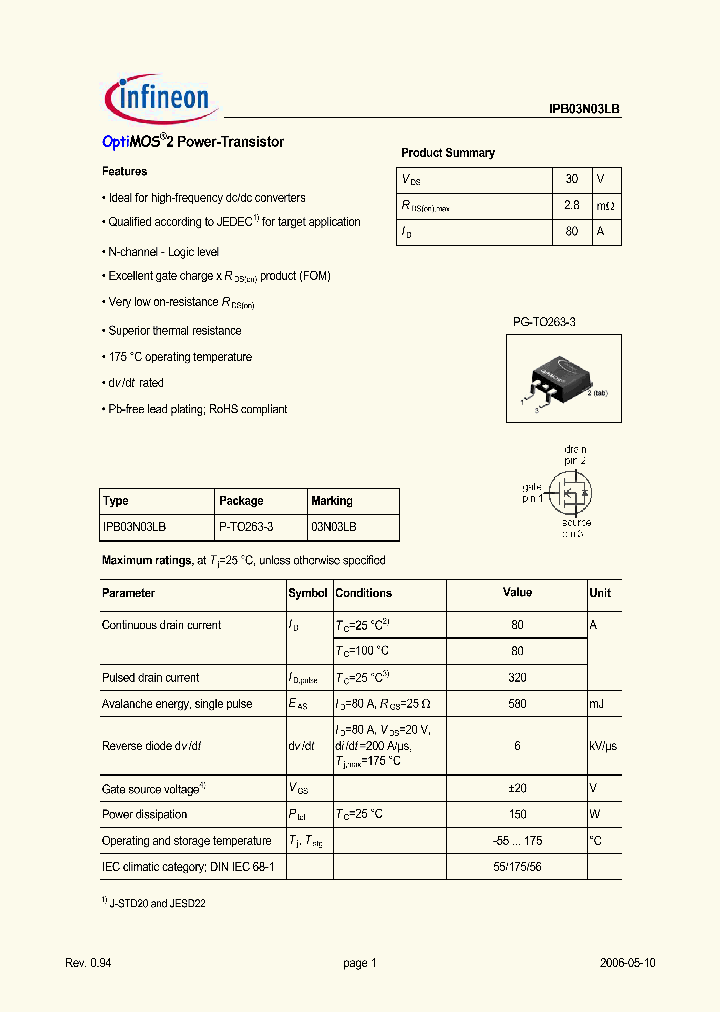 IPB03N03LB_657016.PDF Datasheet