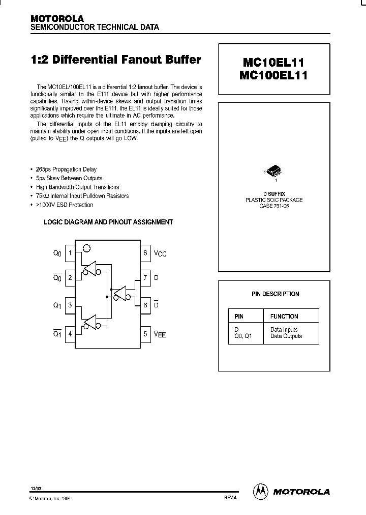 MC10EL11_742245.PDF Datasheet