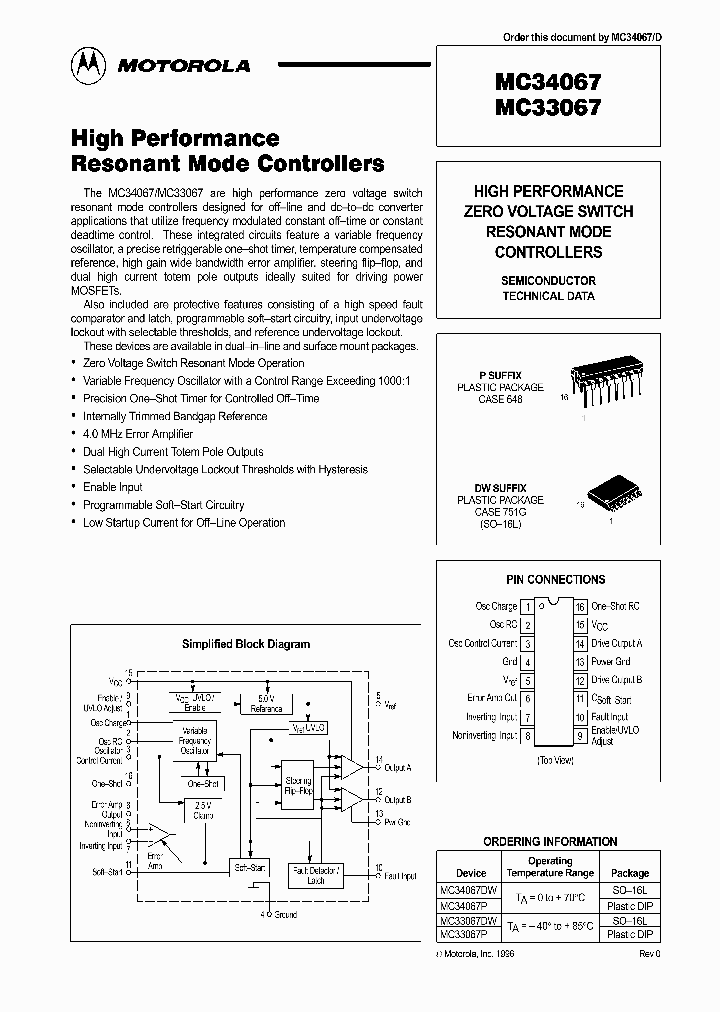 MC33067DW_742387.PDF Datasheet Download