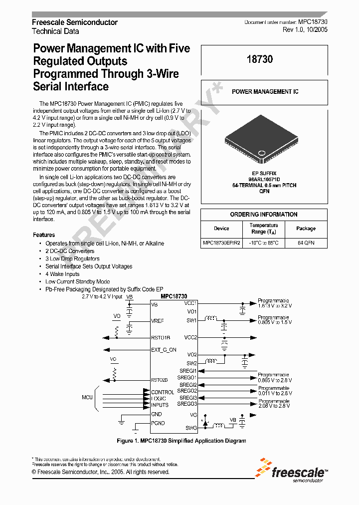 MPC18730EPR2_431884.PDF Datasheet