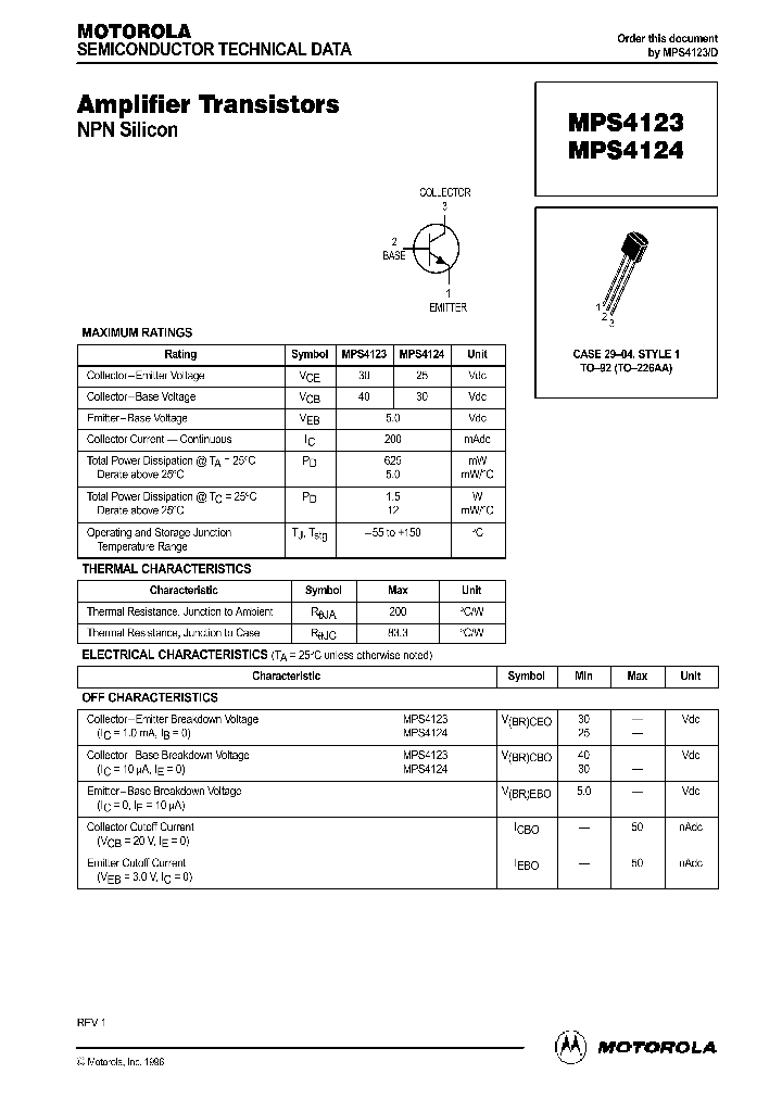 MPS4123_584155.PDF Datasheet