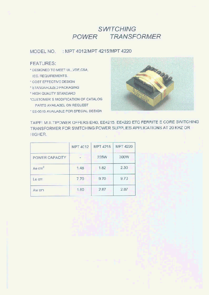 MPT4012_567780.PDF Datasheet