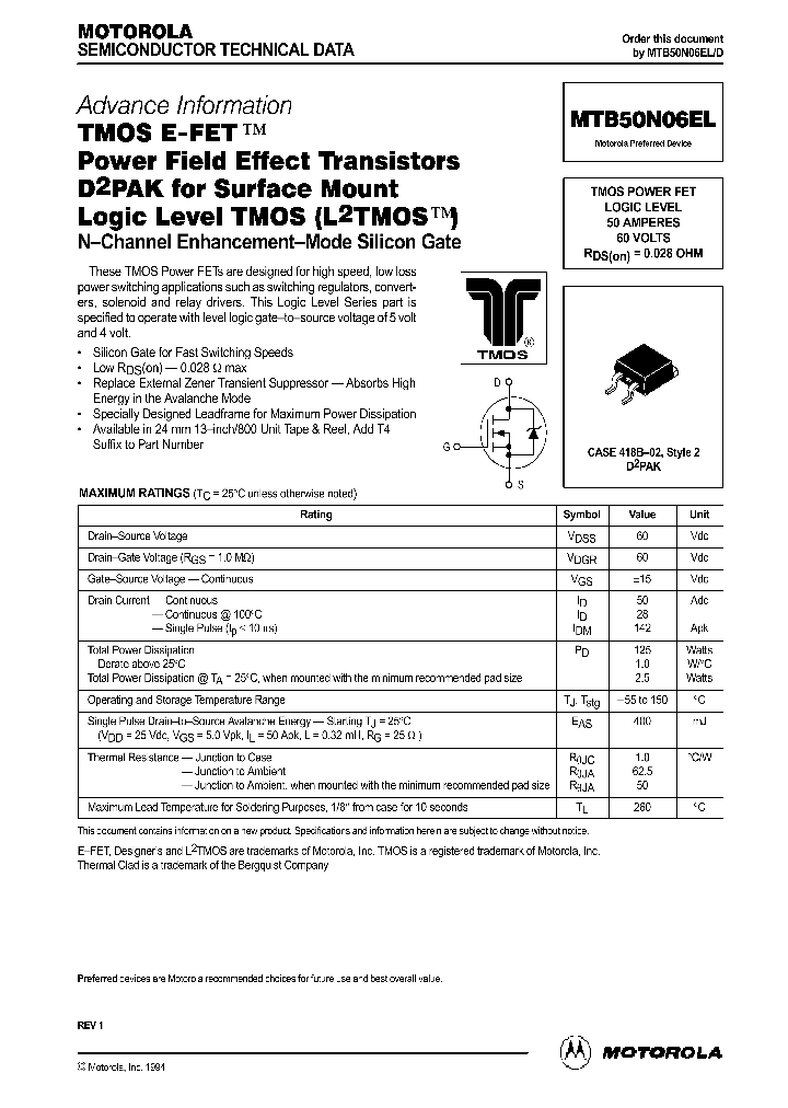 MTB50N06EL_743565.PDF Datasheet