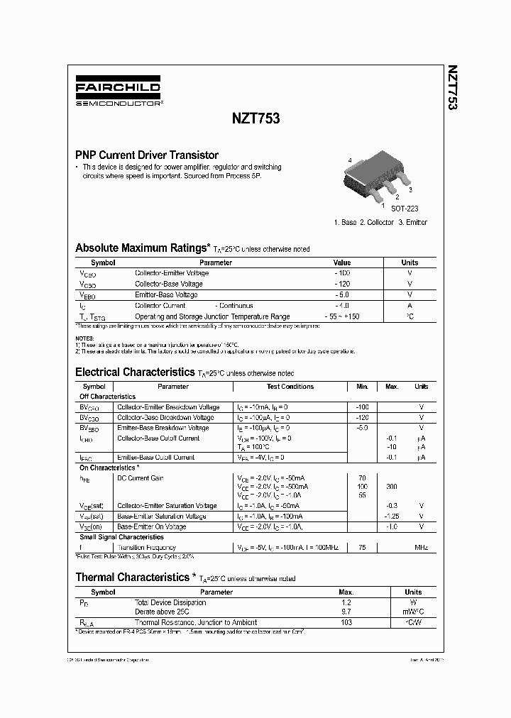 NZT753_592153.PDF Datasheet